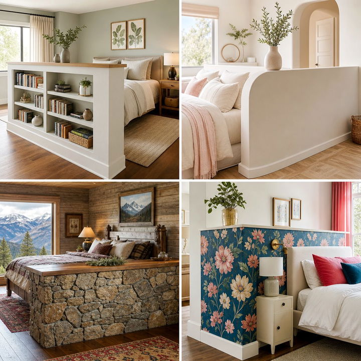 30 Smart Bedroom Pony Wall Ideas for Architectural Interest