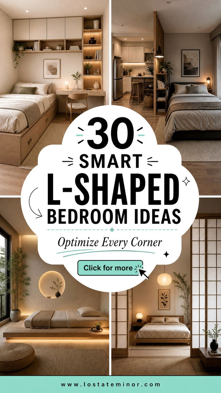 30 Smart L-shaped Bedroom Ideas to Optimize Layouts - 30 Smart L-shaped Bedroom Ideas to Optimize Layouts