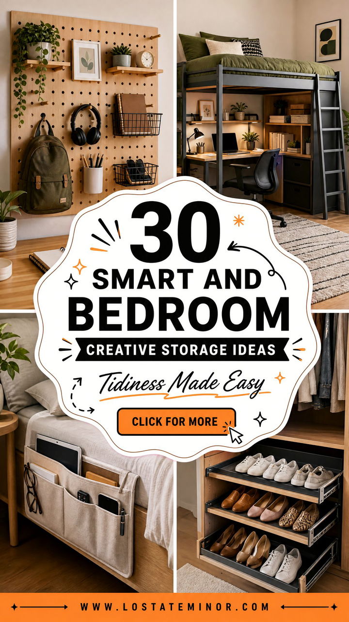 30 Smart and Bedroom Creative Storage Ideas for Tidiness - 30 Smart and Bedroom Creative Storage Ideas for Tidiness