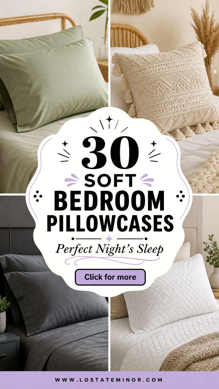 30 Soft Bedroom Pillowcases for a Perfect Nights Sleep - 30 Soft Bedroom Pillowcases for a Perfect Night’s Sleep
