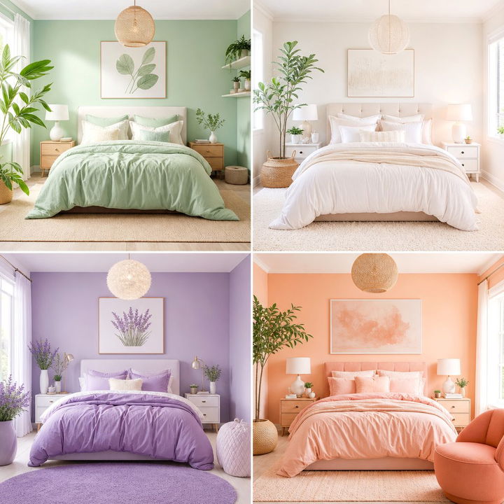 30 Soft Color Bedroom Ideas for a Gentle and Calming Vibe