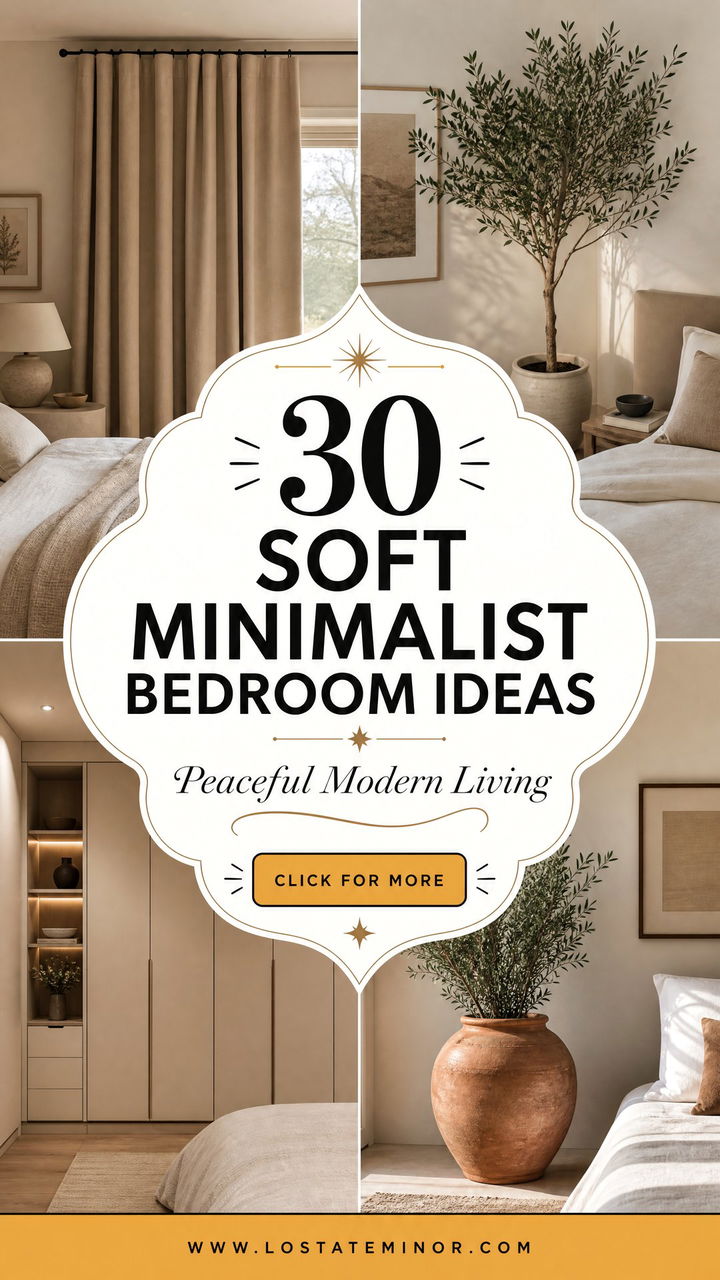 30 Soft Minimalist Bedroom Ideas for Peaceful Living - 30 Soft Minimalist Bedroom Ideas for Peaceful Living