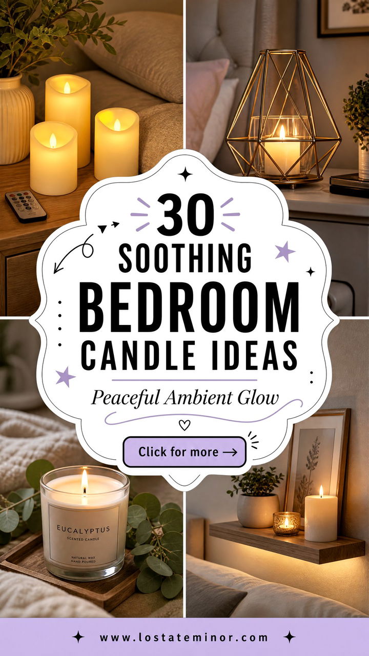 30 Soothing Bedroom Candle Ideas for a Peaceful Ambience - 30 Soothing Bedroom Candle Ideas for a Peaceful Ambience