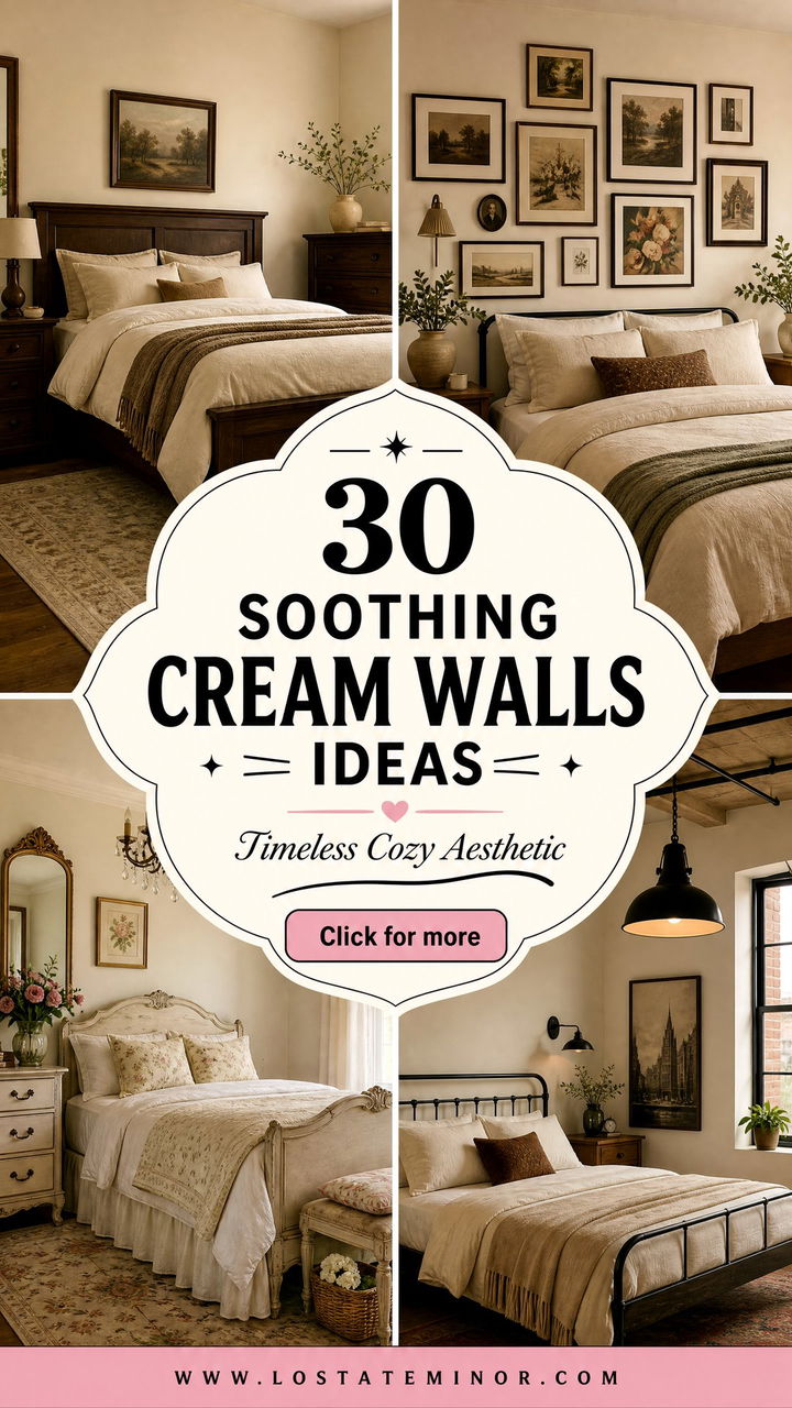 30 Soothing Bedroom Cream Walls for a Timeless Aesthetic - 30 Soothing Bedroom Cream Walls for a Timeless Aesthetic
