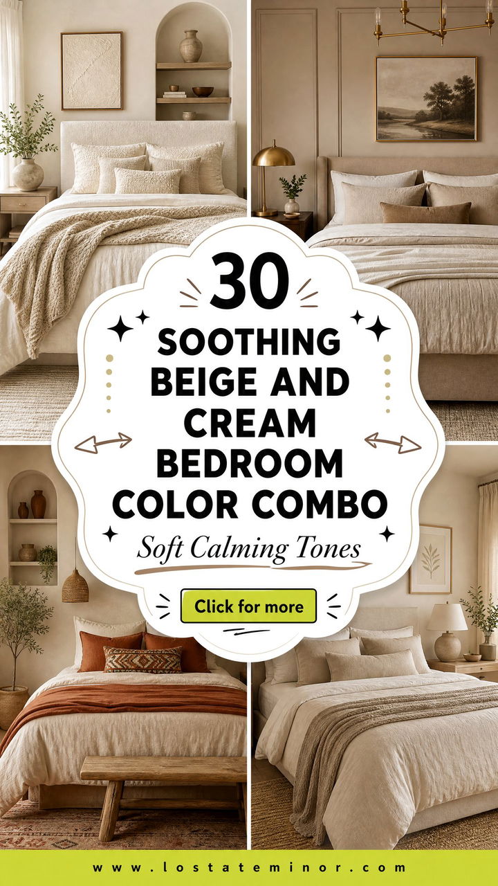 30 Soothing Beige and Cream Bedroom Color Combo Designs - 30 Soothing Beige and Cream Bedroom Color Combo Designs