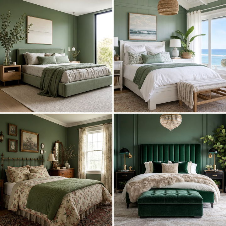 30 Soothing Eucalyptus Green Bedroom Ideas for a Calm Space