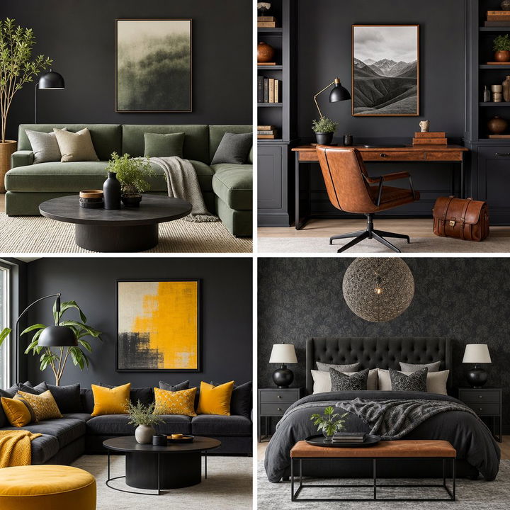 30 Sophisticated Charcoal Bedroom Ideas for a Sleek Space