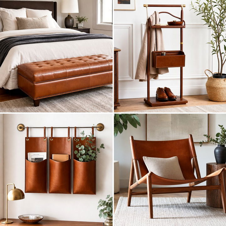 30 Sophisticated Leather Bedroom Ideas for Modern Homes
