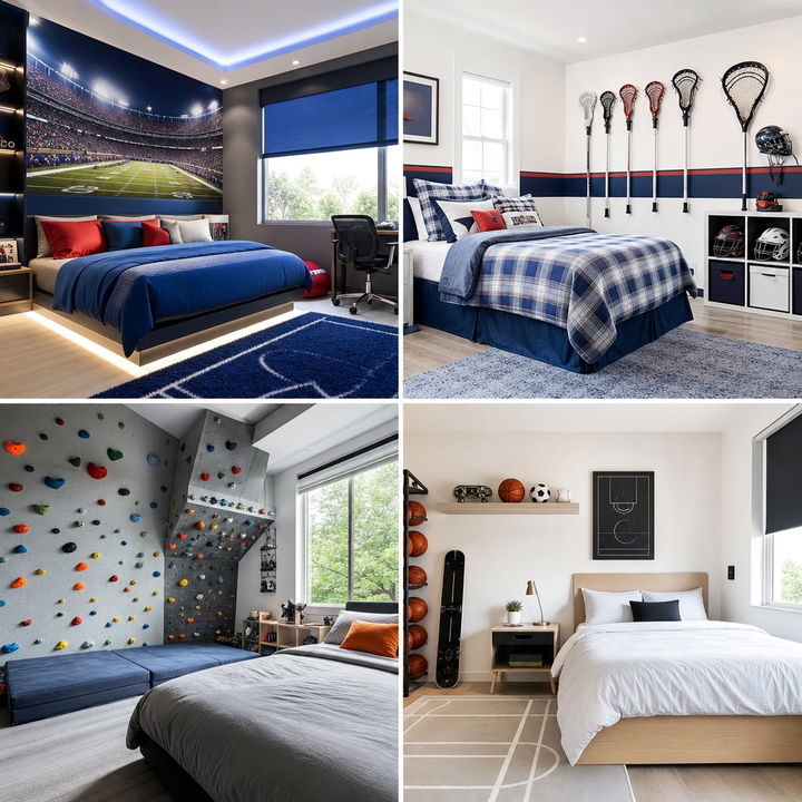 30 Sports Themed Bedroom Ideas for Every Young Athlete