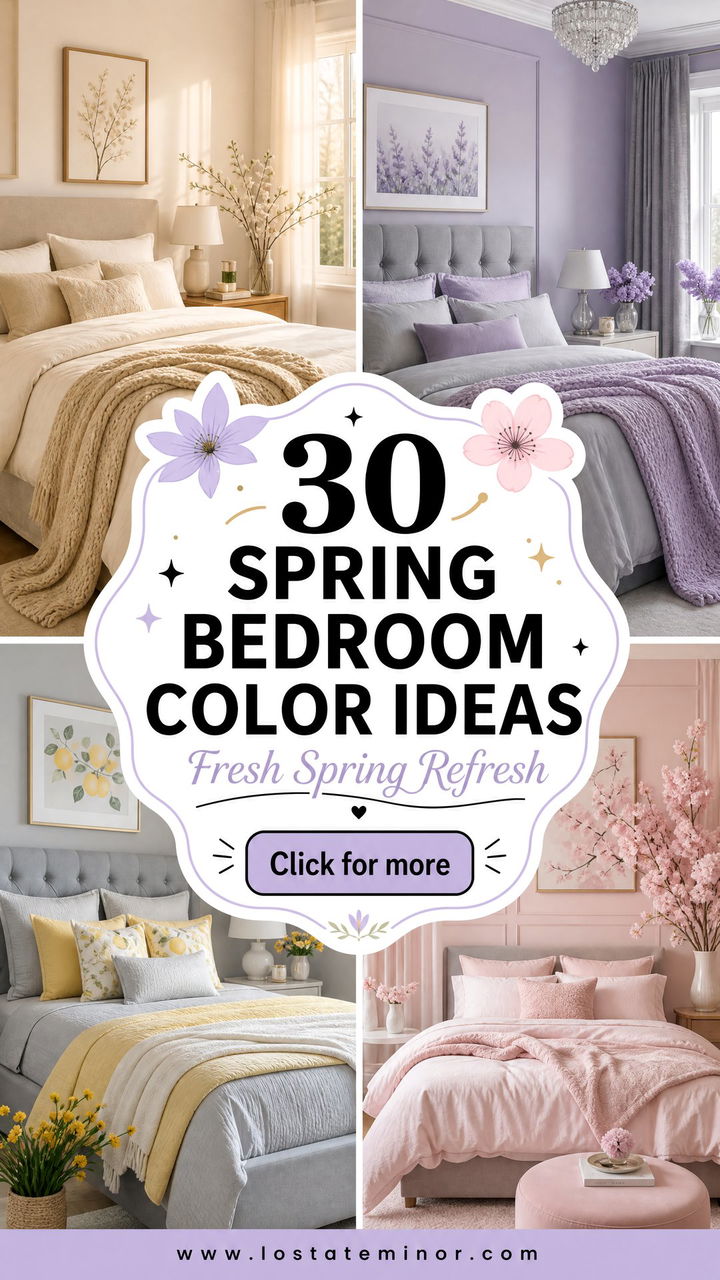 30 Spring Inspired Bedroom Color Ideas for a Refresh - 30 Spring Inspired Bedroom Color Ideas for a Refresh