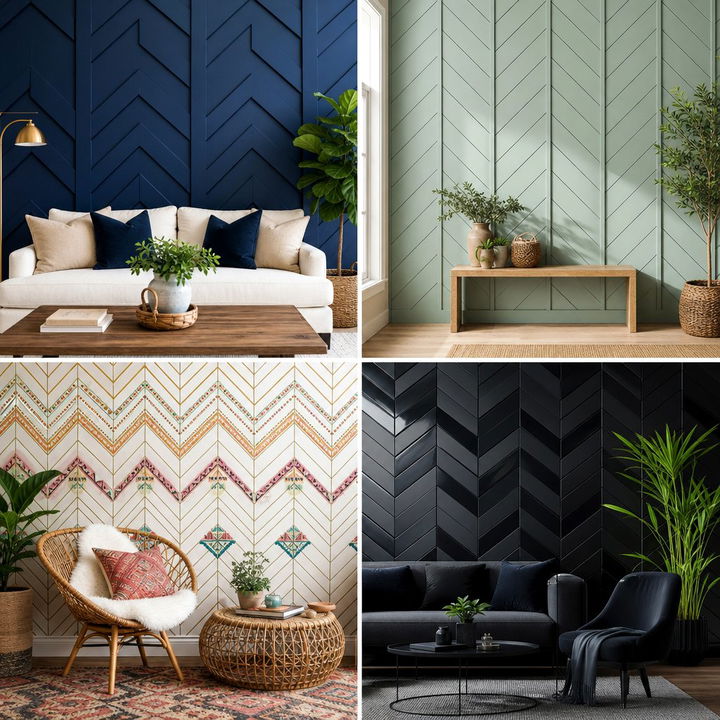 30 Stunning Bedroom Chevron Wall Ideas to Transform Your Space