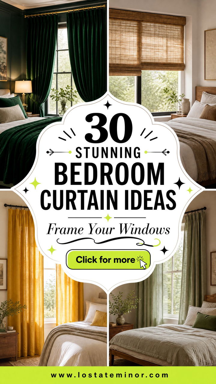 30 Stunning Bedroom Curtain Ideas to Frame Your Windows - 30 Stunning Bedroom Curtain Ideas to Frame Your Windows