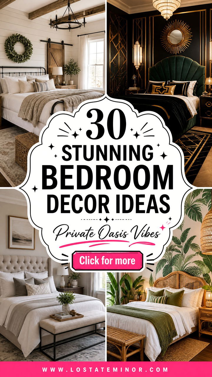 30 Stunning Bedroom Decor Ideas to Refresh Your Private Oasis - 30 Stunning Bedroom Decor Ideas to Refresh Your Private Oasis