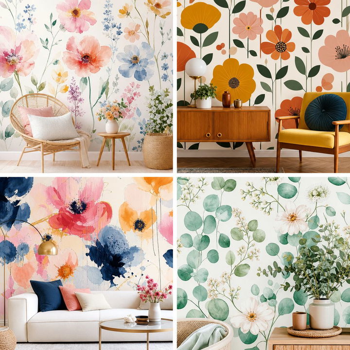 30 Stunning Bedroom Floral Wallpapers for a Modern Chic Look