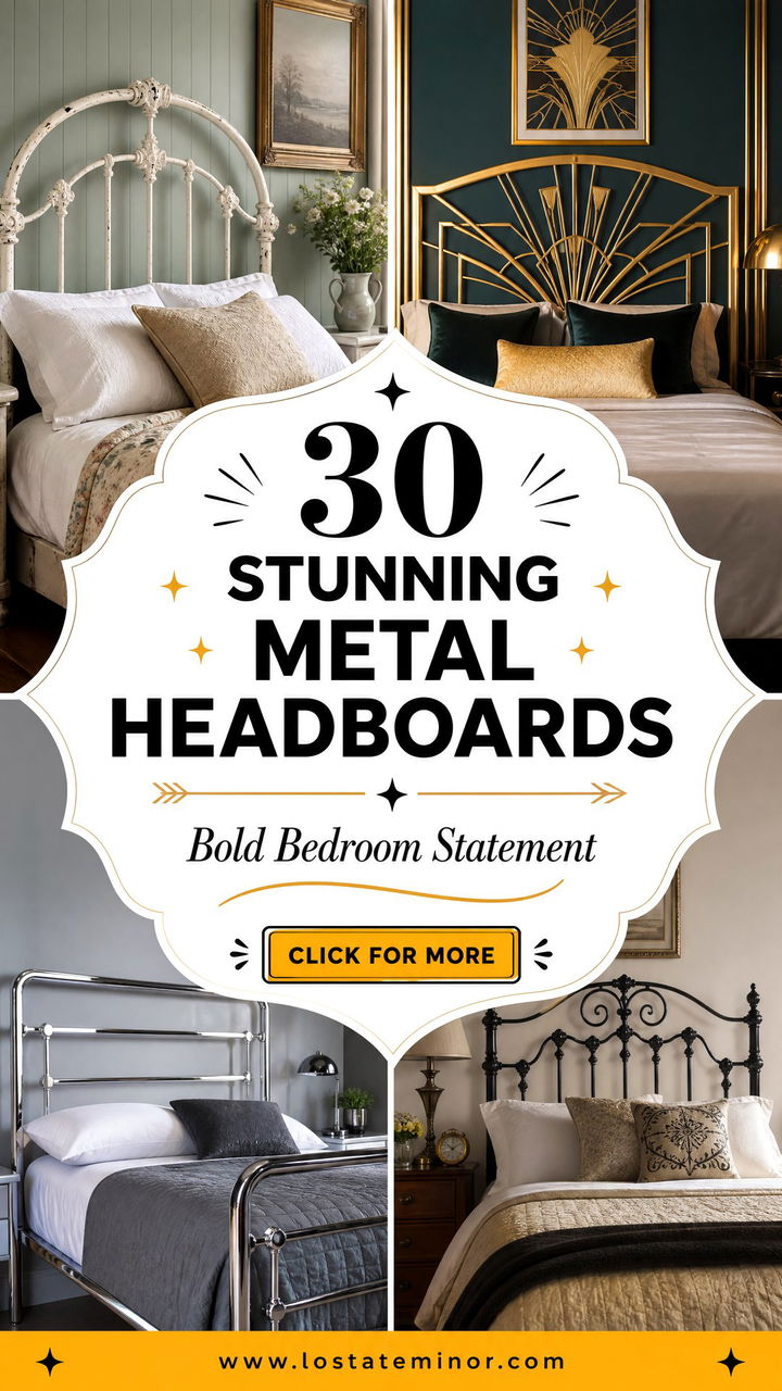 30 Stunning Bedroom Metal Headboards for a Modern Look - 30 Stunning Bedroom Metal Headboards for a Modern Look