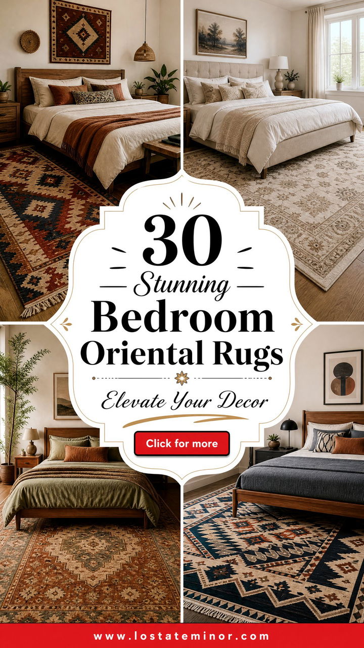 30 Stunning Bedroom Oriental Rugs to Elevate Your Decor - 30 Stunning Bedroom Oriental Rugs to Elevate Your Decor