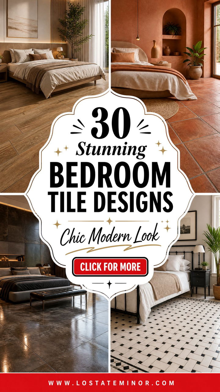 30 Stunning Bedroom Tile Designs for a Chic and Modern Look - 30 Stunning Bedroom Tile Designs for a Chic and Modern Look