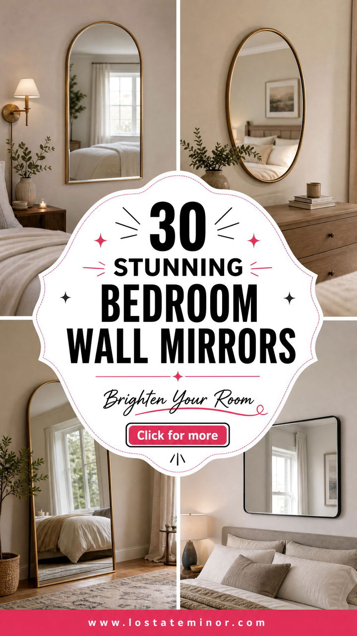 30 Stunning Bedroom Wall Mirrors to Brighten Your Room - 30 Stunning Bedroom Wall Mirrors to Brighten Your Room