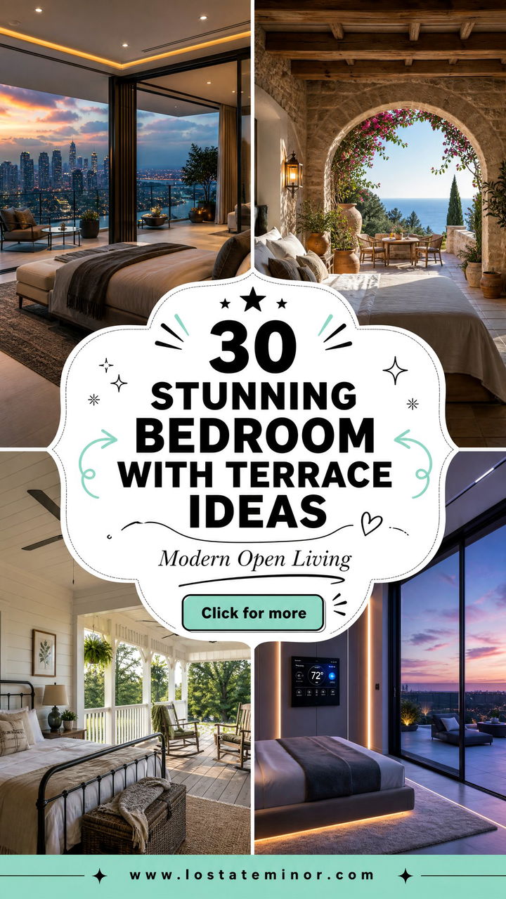 30 Stunning Bedroom With Terrace Ideas for Modern Living - 30 Stunning Bedroom With Terrace Ideas for Modern Living