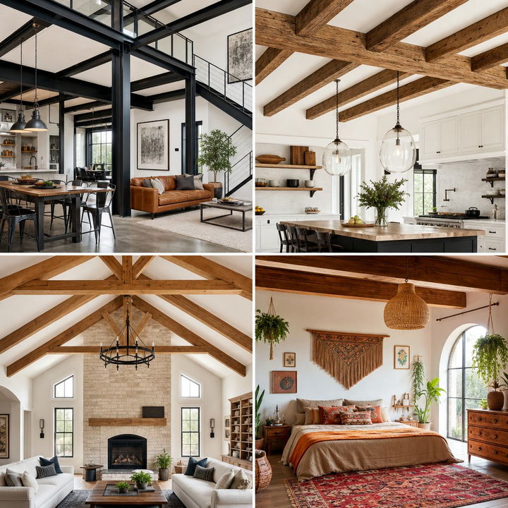 30 Stunning Exposed Beam Bedroom Ideas for a Rustic Look