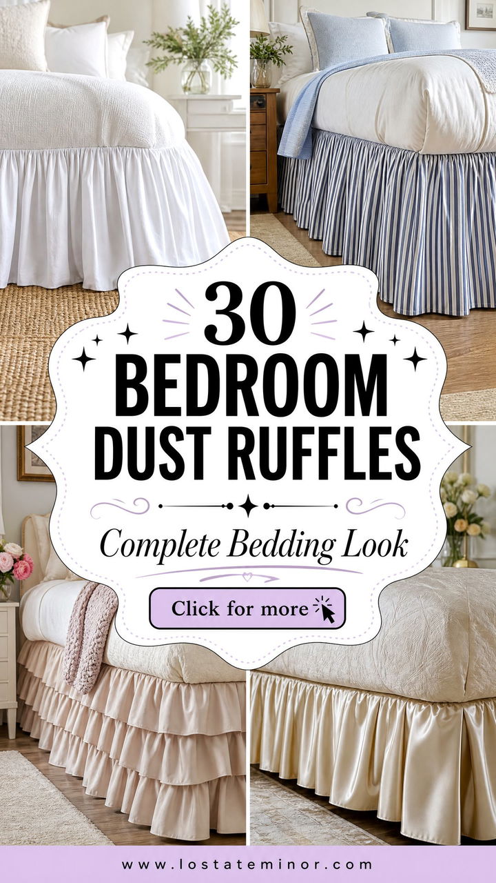30 Stylish Bedroom Dust Ruffles to Complete Your Bedding Look - 30 Stylish Bedroom Dust Ruffles to Complete Your Bedding Look
