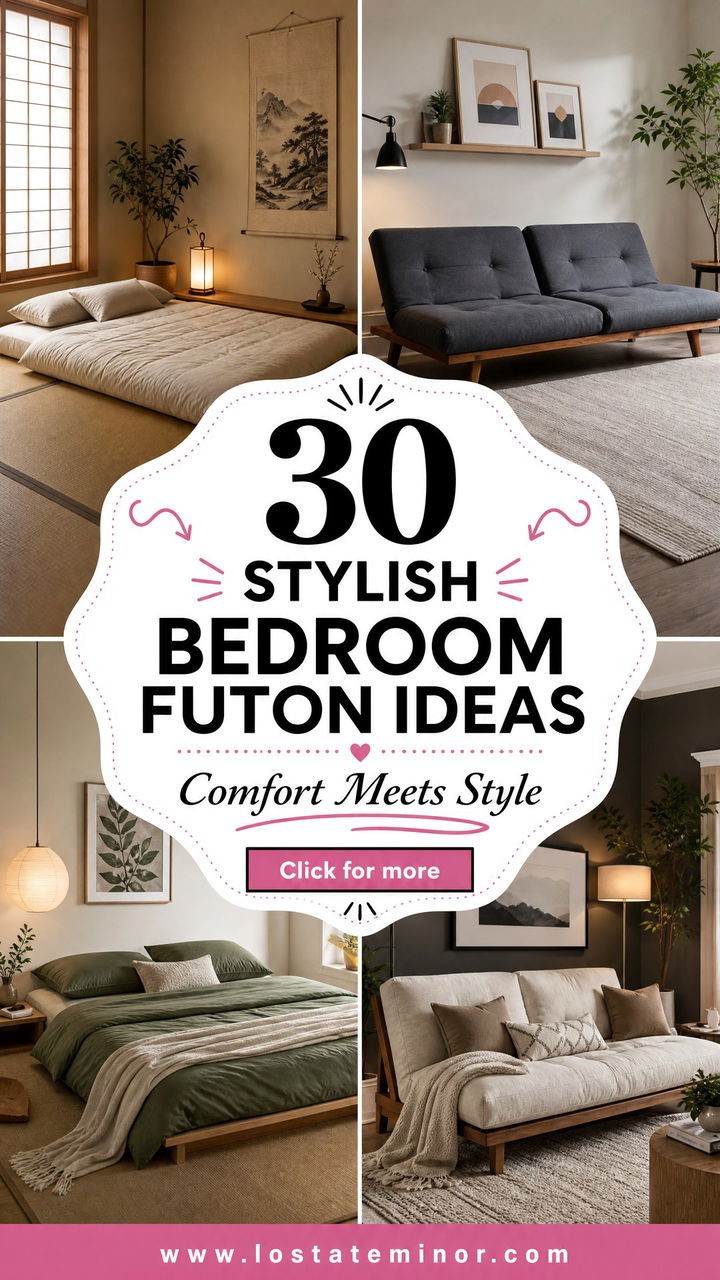 30 Stylish Bedroom Futon Ideas for Great Comfort and Style - 30 Stylish Bedroom Futon Ideas for Great Comfort and Style