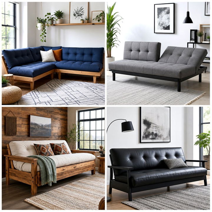 30 Stylish Bedroom Futon Ideas for Great Comfort and Style