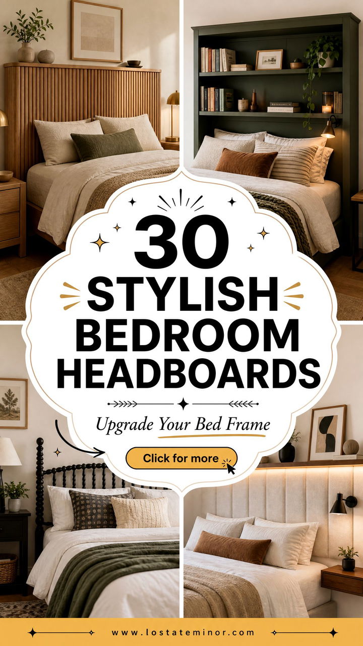 30 Stylish Bedroom Headboards to Upgrade Your Bed Frame - 30 Stylish Bedroom Headboards to Upgrade Your Bed Frame