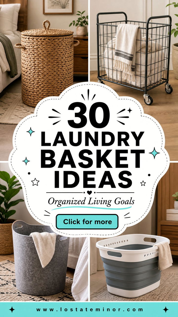 30 Stylish Bedroom Laundry Baskets for Organized Living - 30 Stylish Bedroom Laundry Baskets for Organized Living
