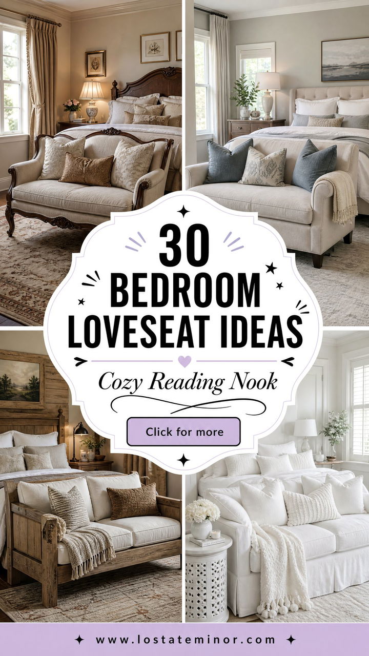 30 Stylish Bedroom Loveseats for a Cozy Reading Nook - 30 Stylish Bedroom Loveseats for a Cozy Reading Nook