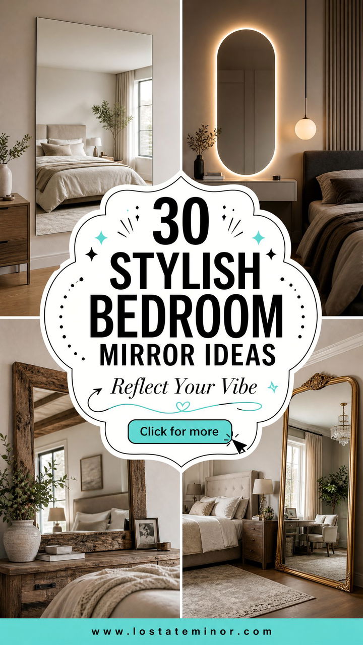 30 Stylish Bedroom Mirror Ideas to Brighten Your Space - 30 Stylish Bedroom Mirror Ideas to Brighten Your Space