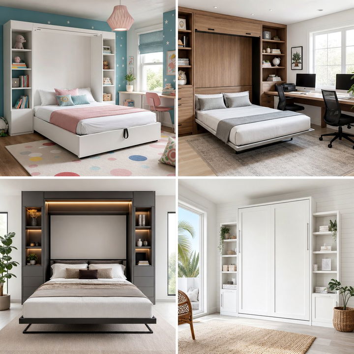 30 Stylish Bedroom Murphy Beds to Save Space in Your Room