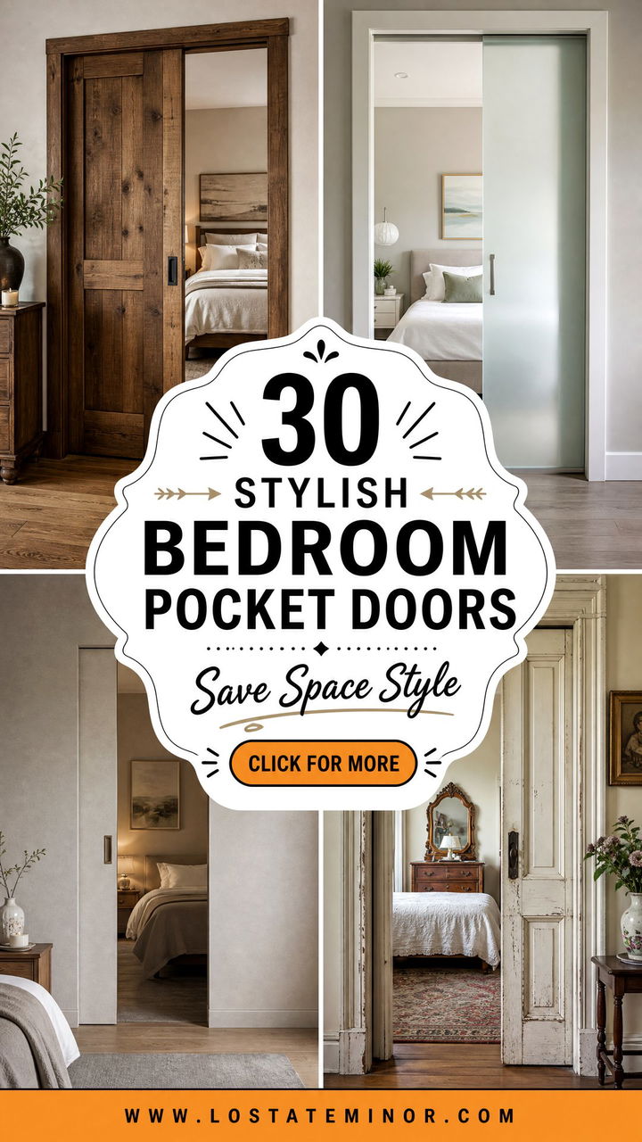30 Stylish Bedroom Pocket Doors to Save Space and Add Style - 30 Stylish Bedroom Pocket Doors to Save Space and Add Style