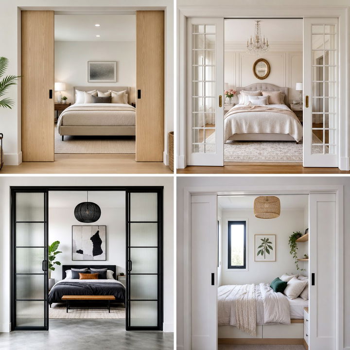 30 Stylish Bedroom Pocket Doors to Save Space and Add Style