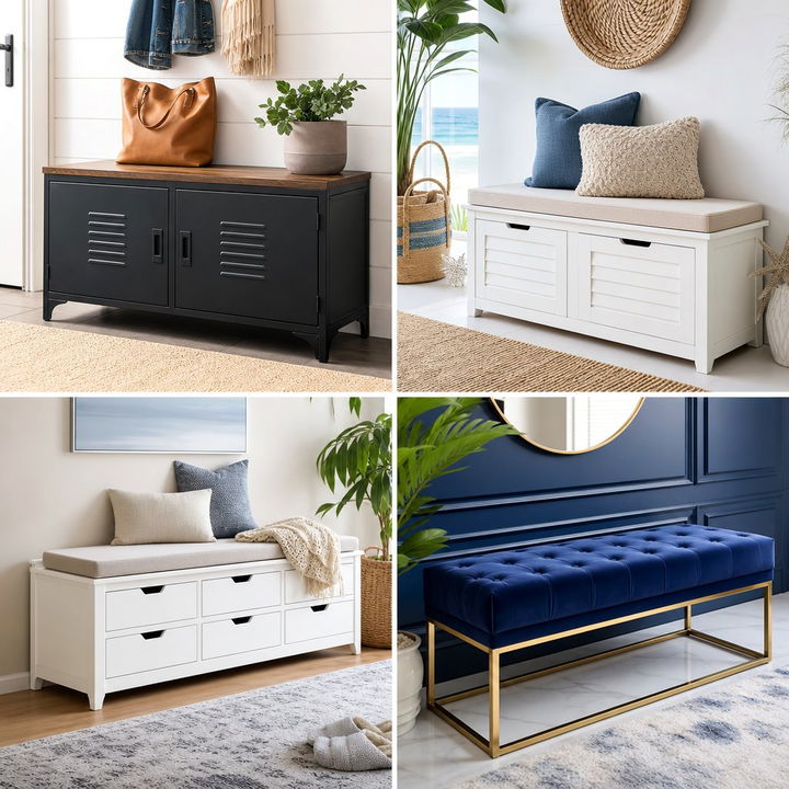 30 Stylish Bedroom Storage Benches to Organize Your Home