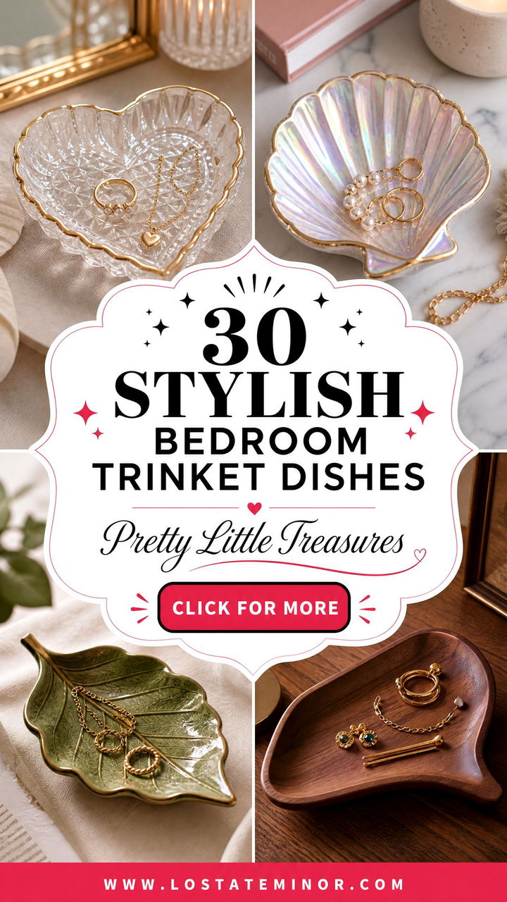 30 Stylish Bedroom Trinket Dishes for Your Small Treasures - 30 Stylish Bedroom Trinket Dishes for Your Small Treasures