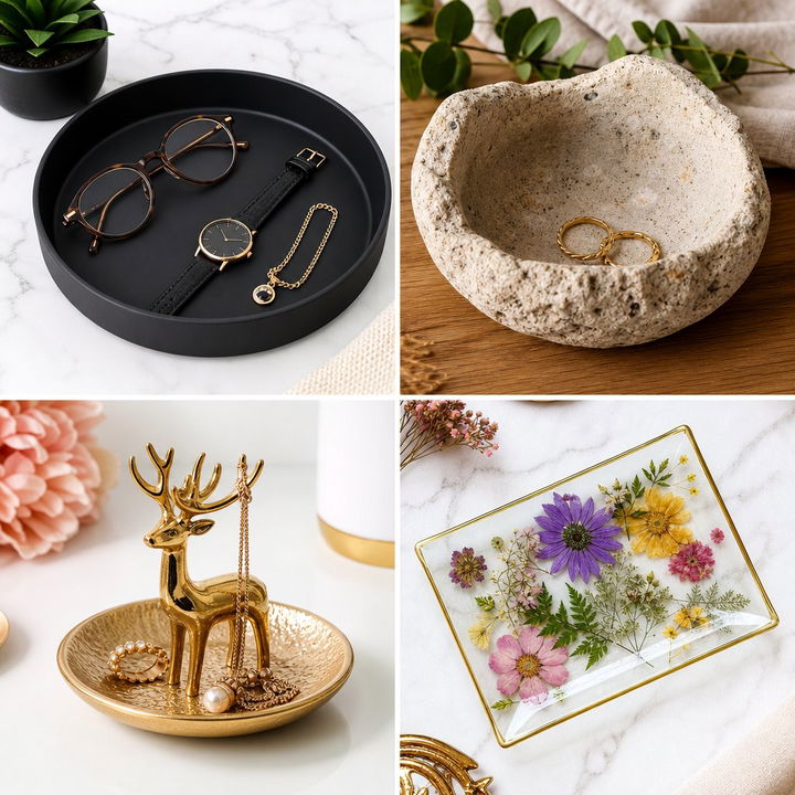 30 Stylish Bedroom Trinket Dishes for Your Small Treasures