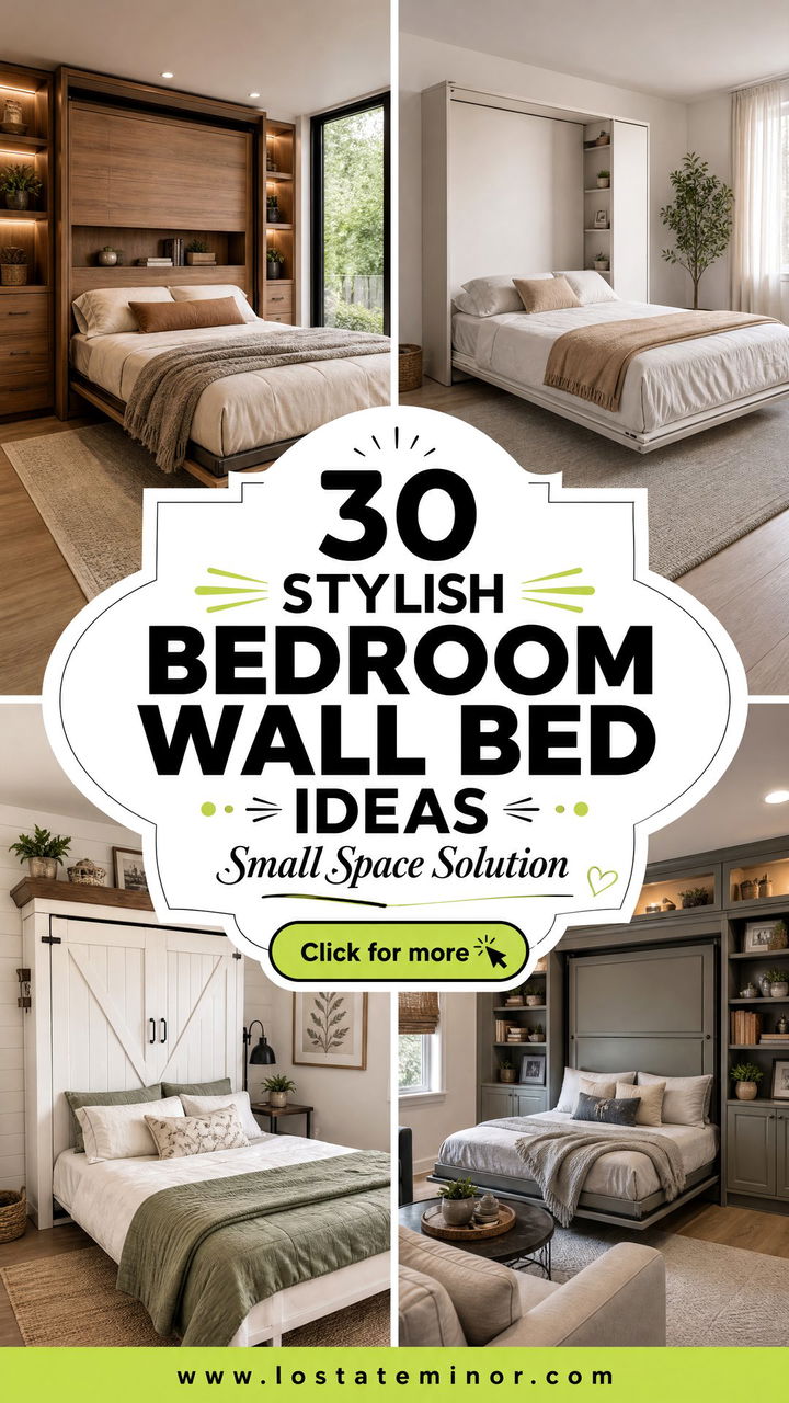 30 Stylish Bedroom Wall Bed Ideas for Small Space Living - 30 Stylish Bedroom Wall Bed Ideas for Small Space Living