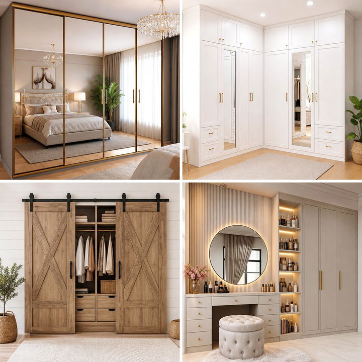 30 Stylish Bedroom Wardrobes for Every Interior Style