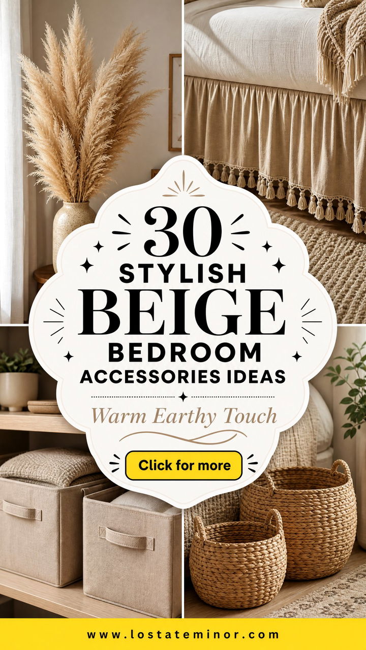 30 Stylish Beige Bedroom Accessories Ideas for Your Home - 30 Stylish Beige Bedroom Accessories Ideas for Your Home