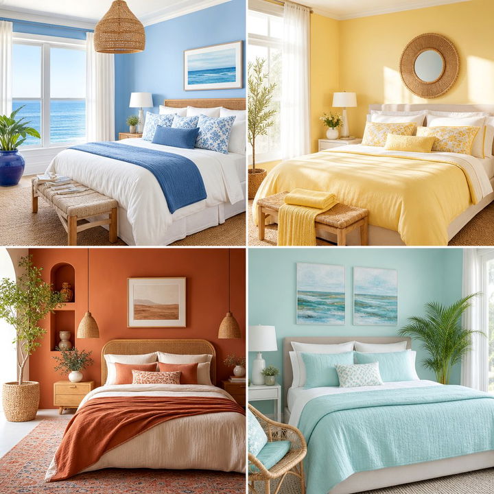 30 Summer Inspired Bedroom Color Ideas for Freshness