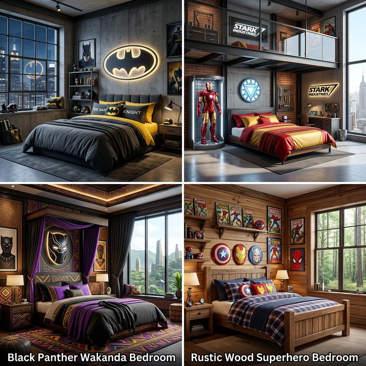 30 Superhero Bedroom Ideas for Your Little Hero