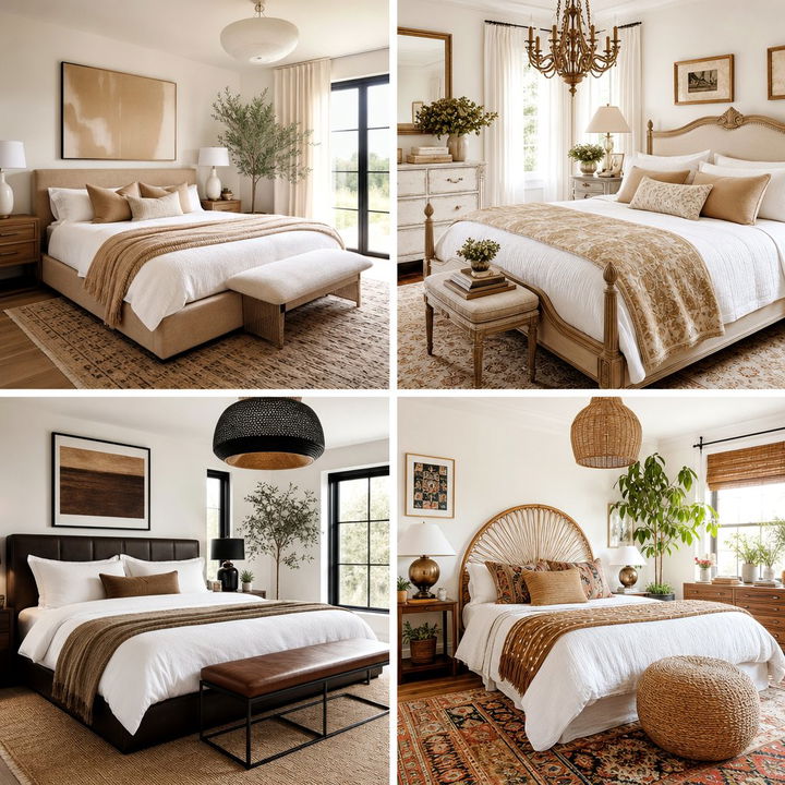 30 Tan and White Bedroom Ideas for a Classic Aesthetic