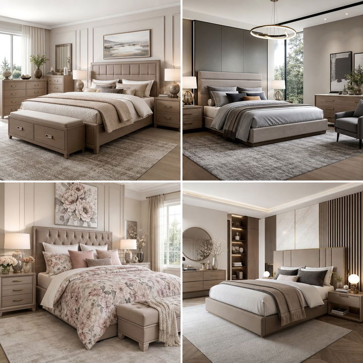 30 Taupe Bedroom Ideas for a Truly Luxurious and Calm Space