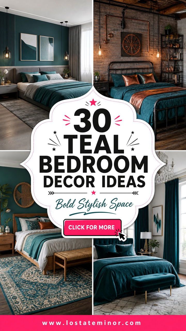 30 Teal Bedroom Decor Ideas for a Bold and Stylish Space - 30 Teal Bedroom Decor Ideas for a Bold and Stylish Space