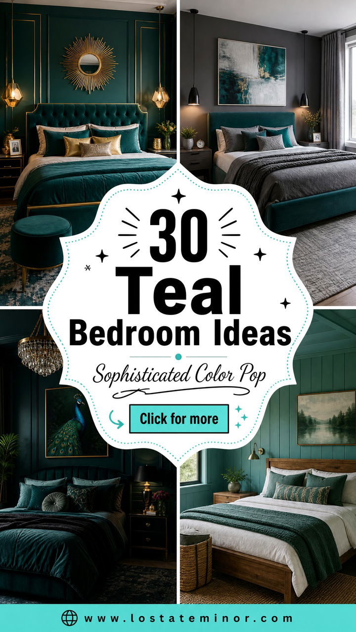 30 Teal Bedroom Ideas for a Truly Sophisticated Color Pop - 30 Teal Bedroom Ideas for a Truly Sophisticated Color Pop