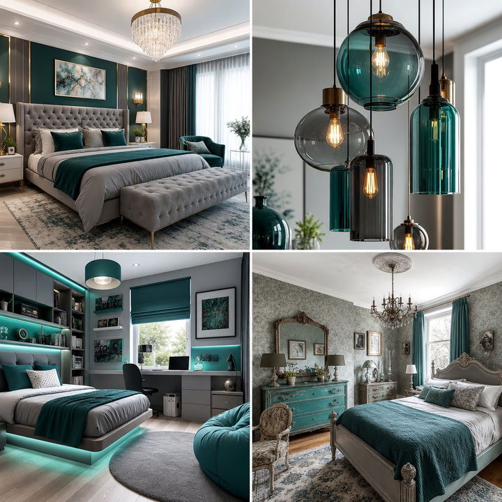 30 Teal and Gray Bedroom Ideas for Modern Sophistication