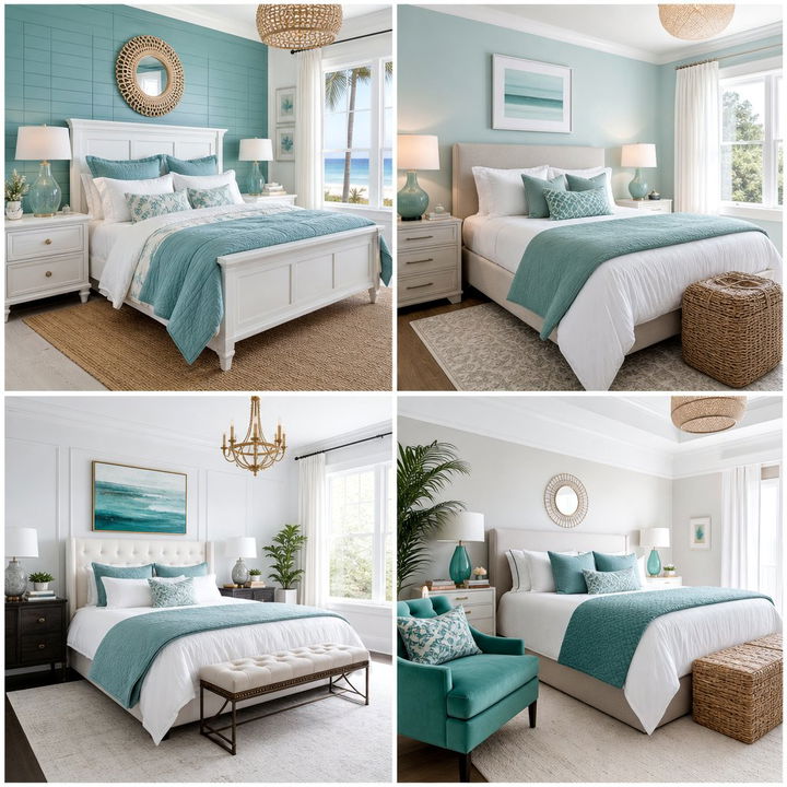 30 Teal and White Bedroom Ideas for a Fresh, Modern Feel
