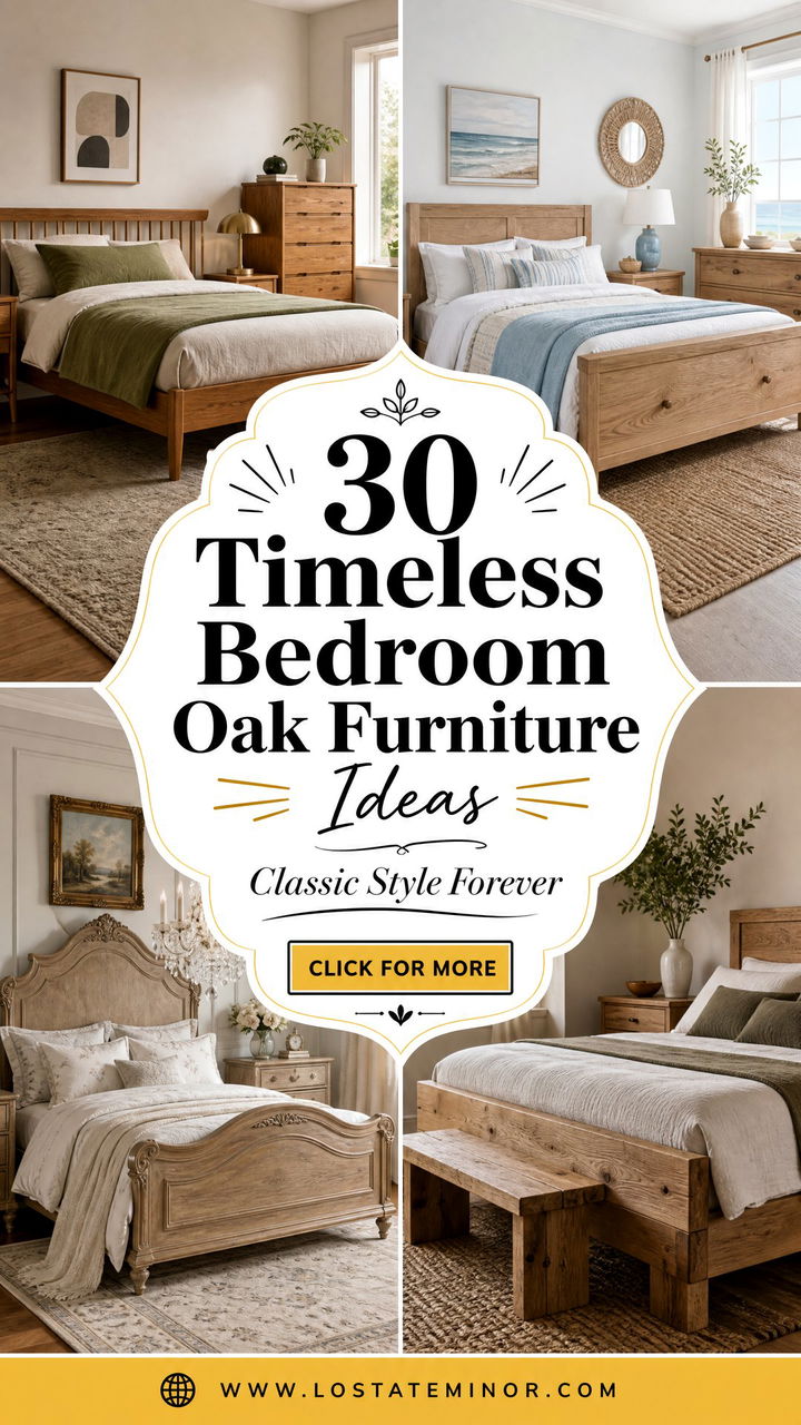30 Timeless Bedroom Oak Furniture Ideas for Every Style - 30 Timeless Bedroom Oak Furniture Ideas for Every Style