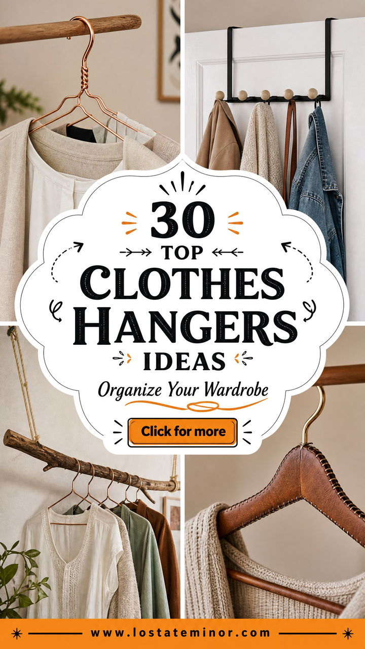 30 Top Bedroom Clothes Hangers to Organize Your Wardrobe - 30 Top Bedroom Clothes Hangers to Organize Your Wardrobe